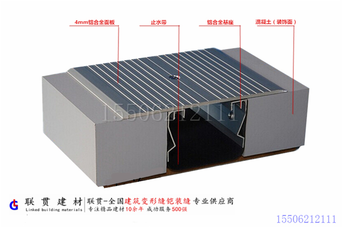 盖板型FOM地面防滑变形缝